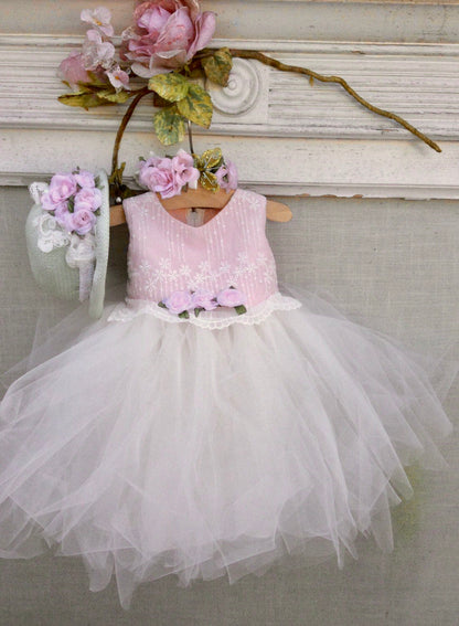 Flower girl tutu dress -Lucy