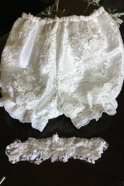 Silk Bloomers - Christening  - Heirloom Christening Gown