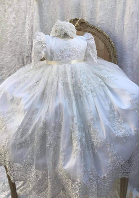 Penelope Gown  - Heirloom Christening Gown
