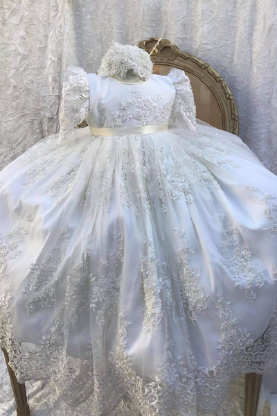 Penelope Gown  - Heirloom Christening Gown
