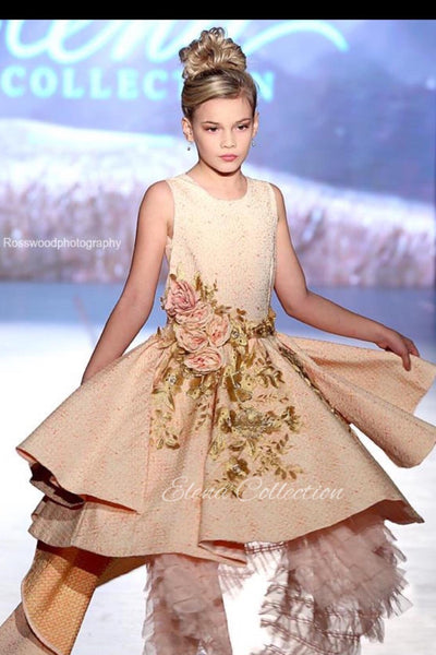 Girls Luxury Couture Dress - Jaycee