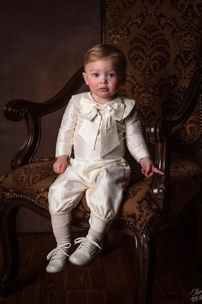 Christening Boy Suit - Sam  - Heirloom Christening Gown