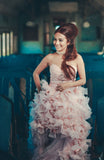 Wedding Feather Gown-rental -Quinceanera-Prom-Moët - ElenaCollection
 - 16