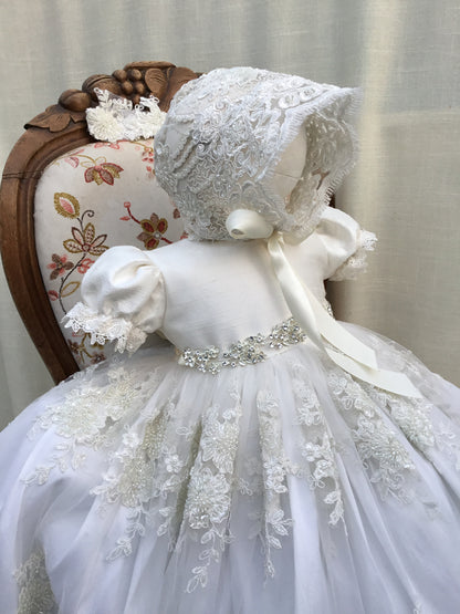 Lace Christening Gown - Aida