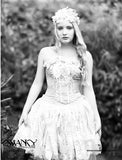 Blush Ivory Corset Top - Gigi