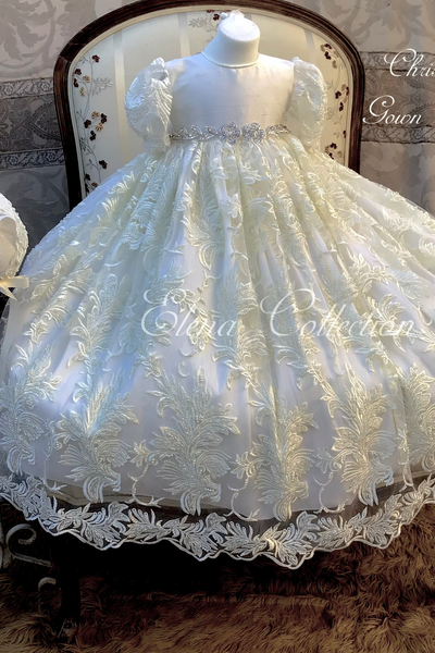 Paris Gown  - Heirloom Christening Gown