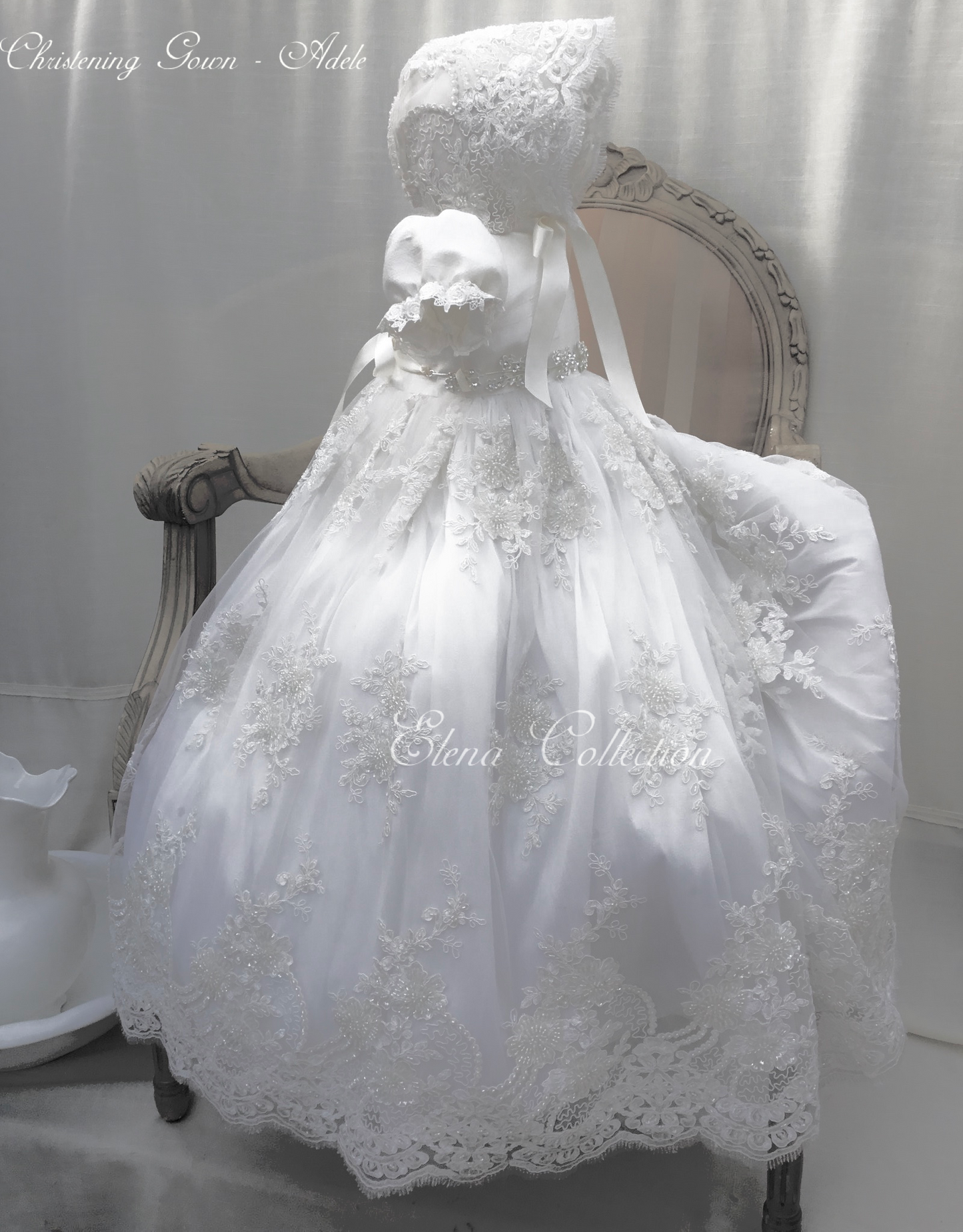 Lace Christening Gown - Aida