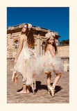 Bridal Tulle Flower Skirt Set - Lucia