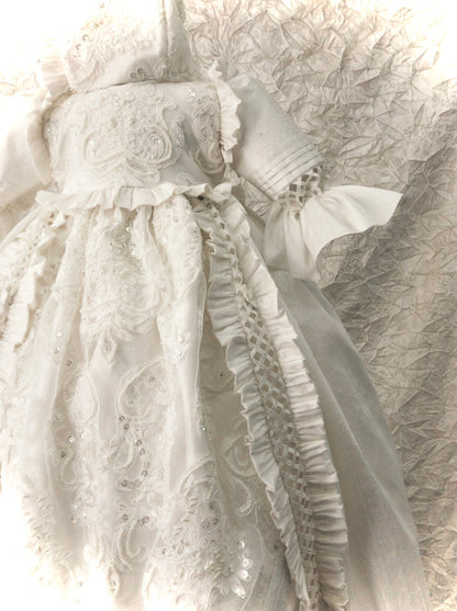 Heirloom Silk Baptism Gown unisex - Renato