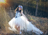 Flower Girl Corset Top & Tulle Skirt - Tutu Set  - Noelle
