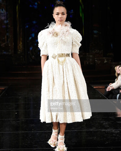Foxy - Winter Fur Dress NYFW Runway