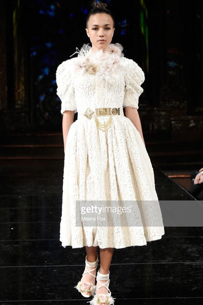 Foxy - Winter Fur Dress NYFW Runway