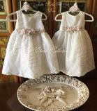 Infant Silk Flower Girls Dress - Julia