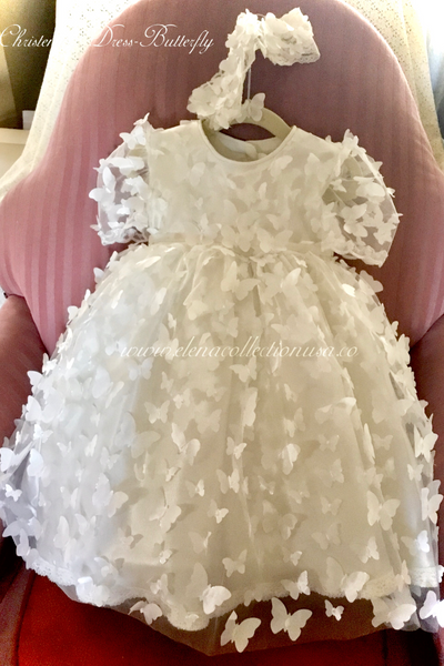 Butterfly  - Heirloom Christening Gown