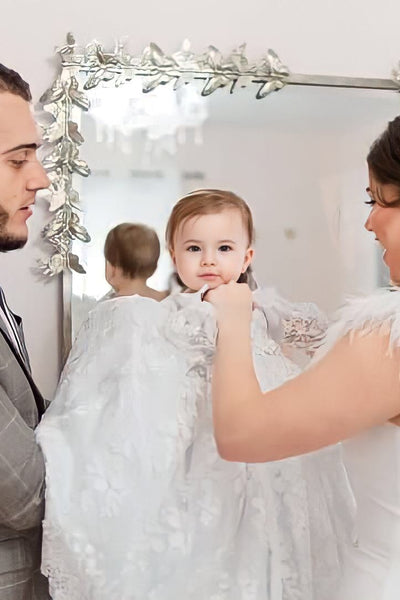 Adriana  - Heirloom Christening Gown