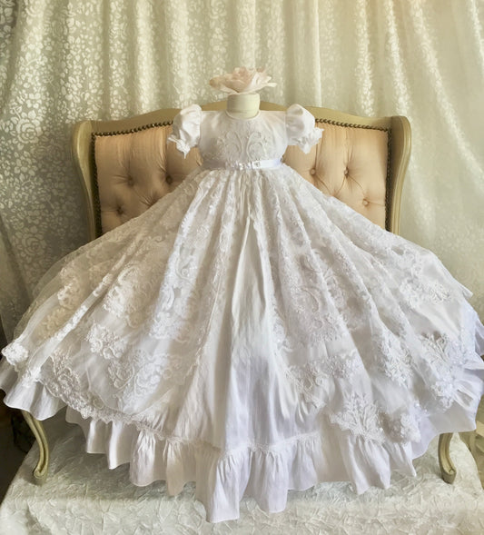 Sweetie Pie Rose Christening Gown|Christening Gown| NJ Boutique – Tutu  Spoiled