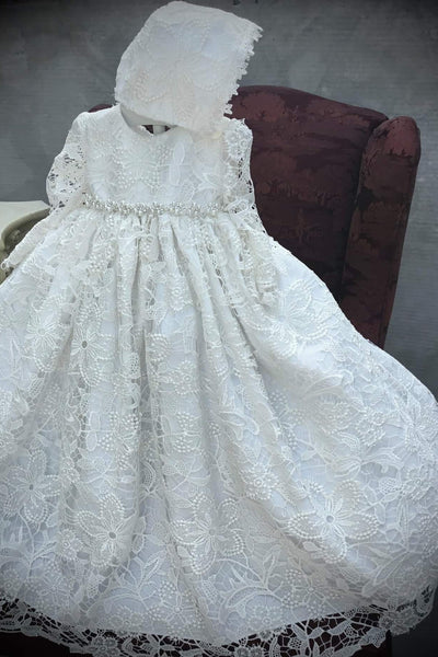 Christening Gown - Alberta  - Heirloom Christening Gown