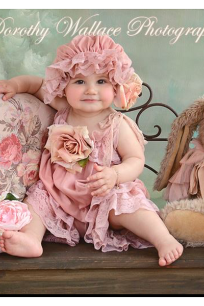 Dorothy Romper and Shower Cap - ElenaCollection
 - 3