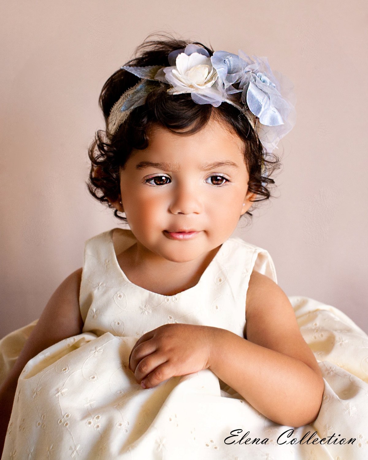 Christening Silk Dress  -  Alma