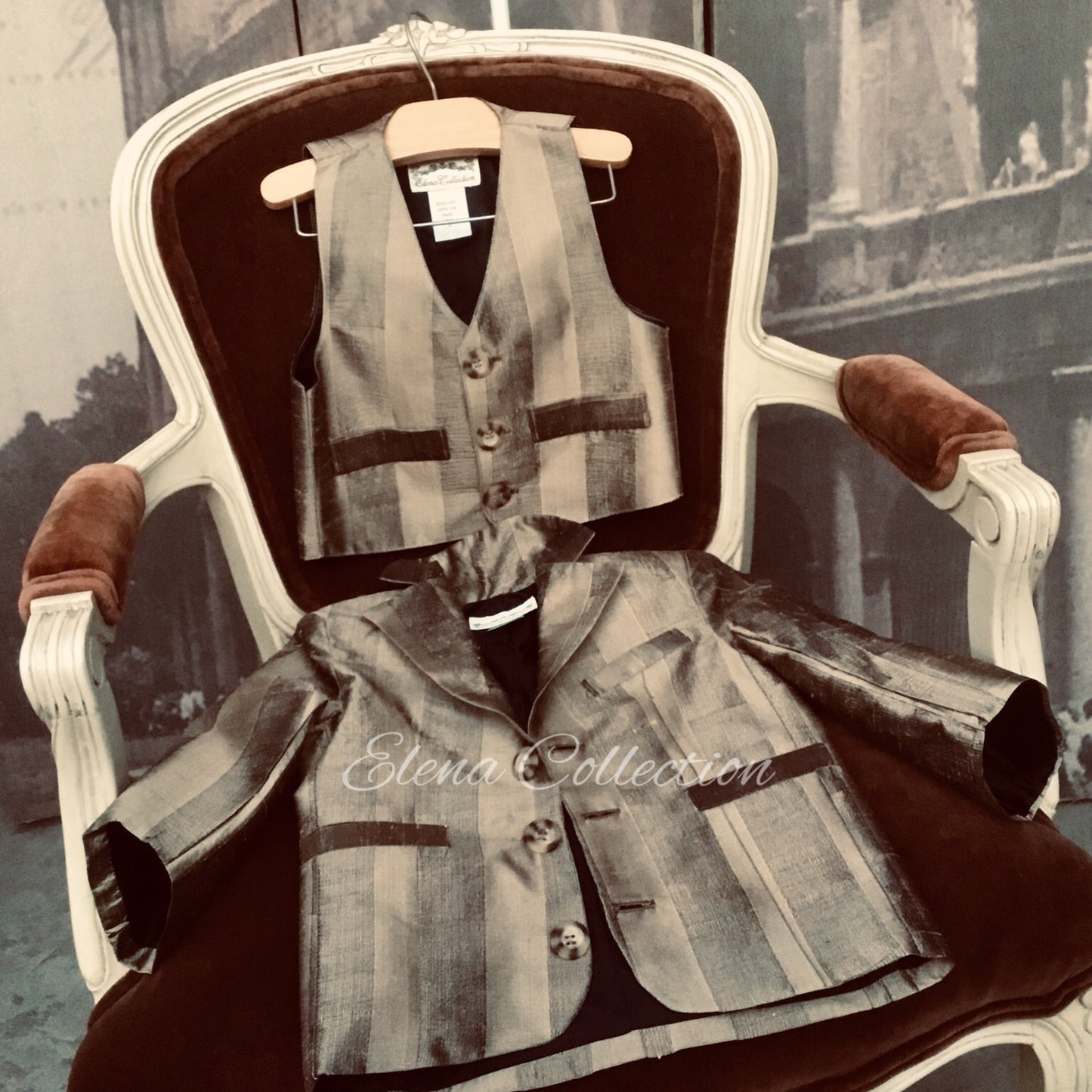 Ring Bearer Boy Silk Outfit - Danny