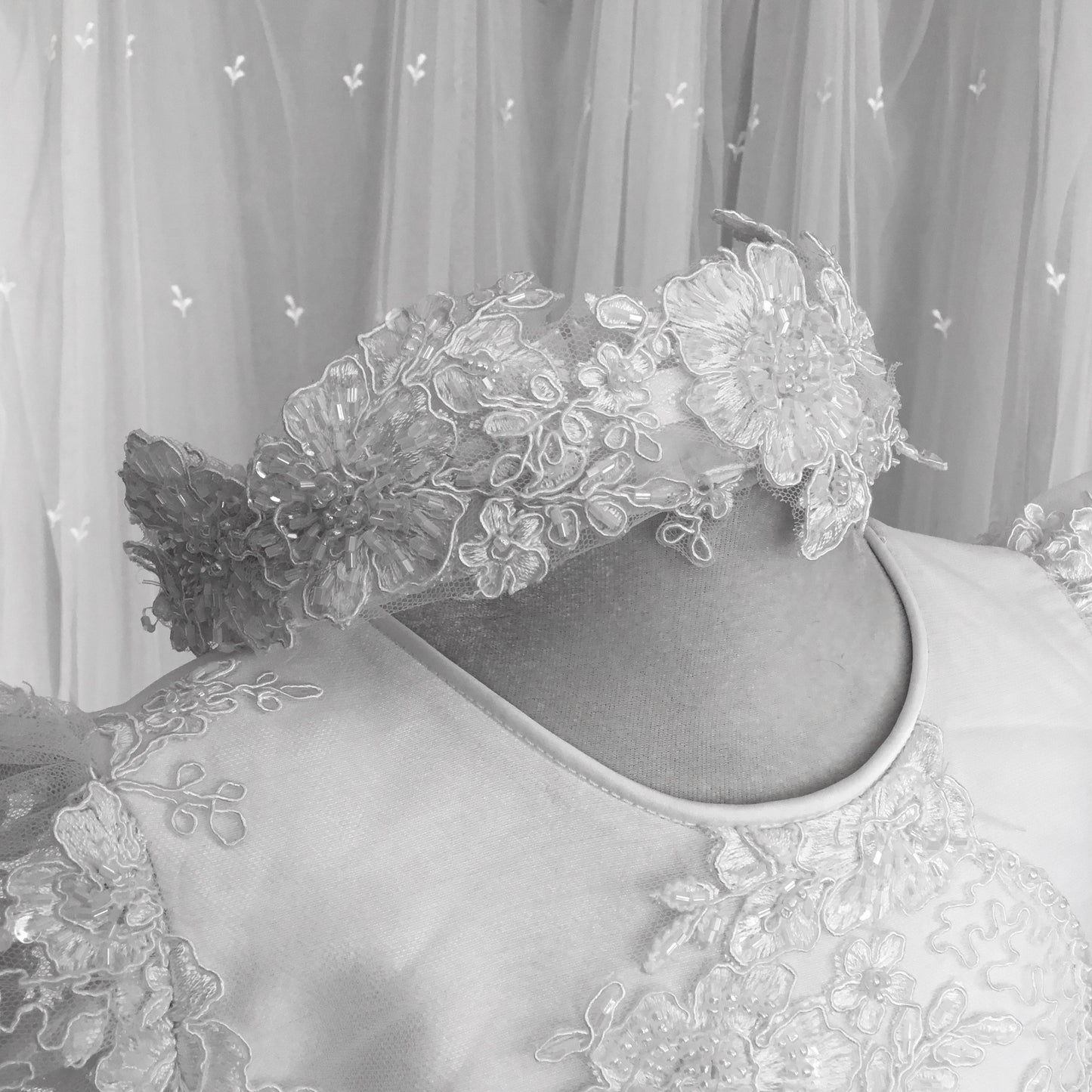Christening Lace Dress - Dalia