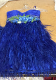 Feather Cocktail Dress - Jovani