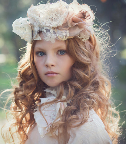 Flower Headband- Flower Crown - Nina