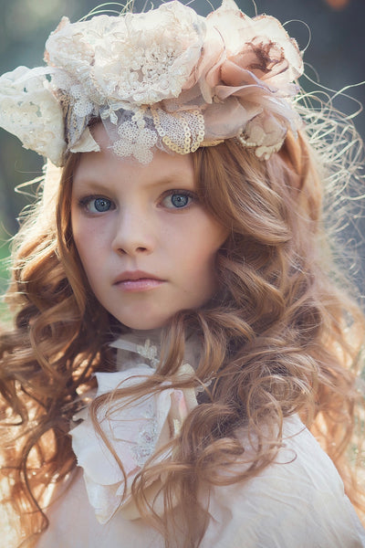 Flower Headband- Flower Crown - Nina