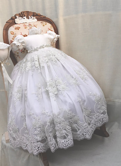 Lace Christening Gown - Aida