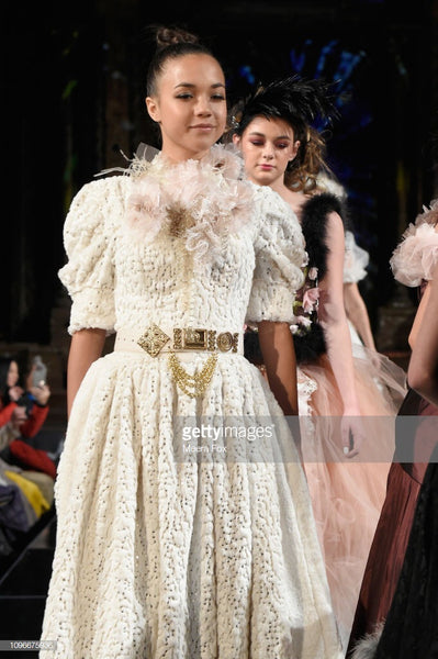 Foxy - Winter Fur Dress NYFW Runway