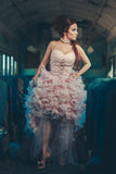 Wedding Feather Gown-rental -Quinceanera-Prom-Moët - ElenaCollection
 - 10