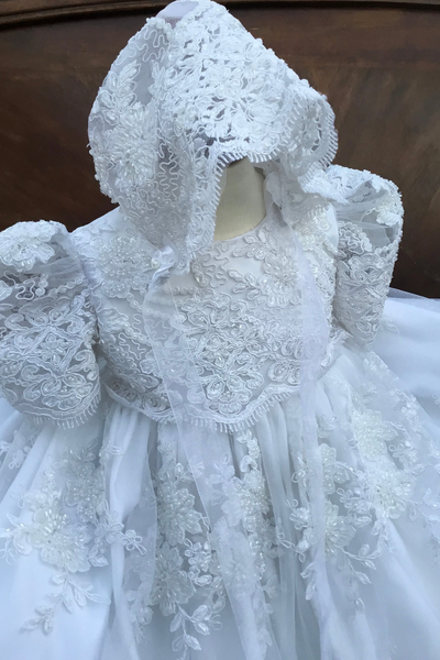 Dalia Gown  - Heirloom Christening Gown
