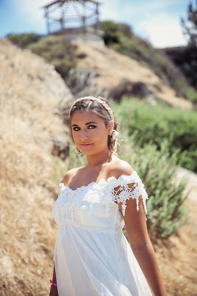 Wedding Dress-Bridal-Photo-prop-bridesmade-boho dress-Titanic - ElenaCollection
 - 3