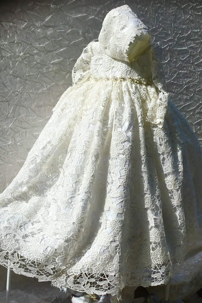 Christening Gown - Alberta  - Heirloom Christening Gown