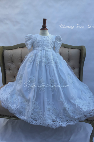 Dalia Gown  - Heirloom Christening Gown