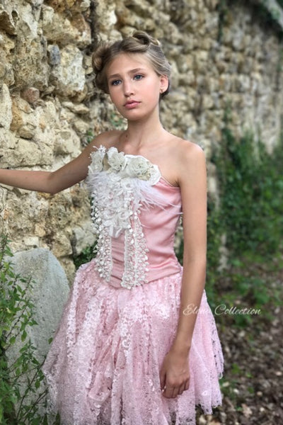 Blush Ivory Corset Top - Gigi