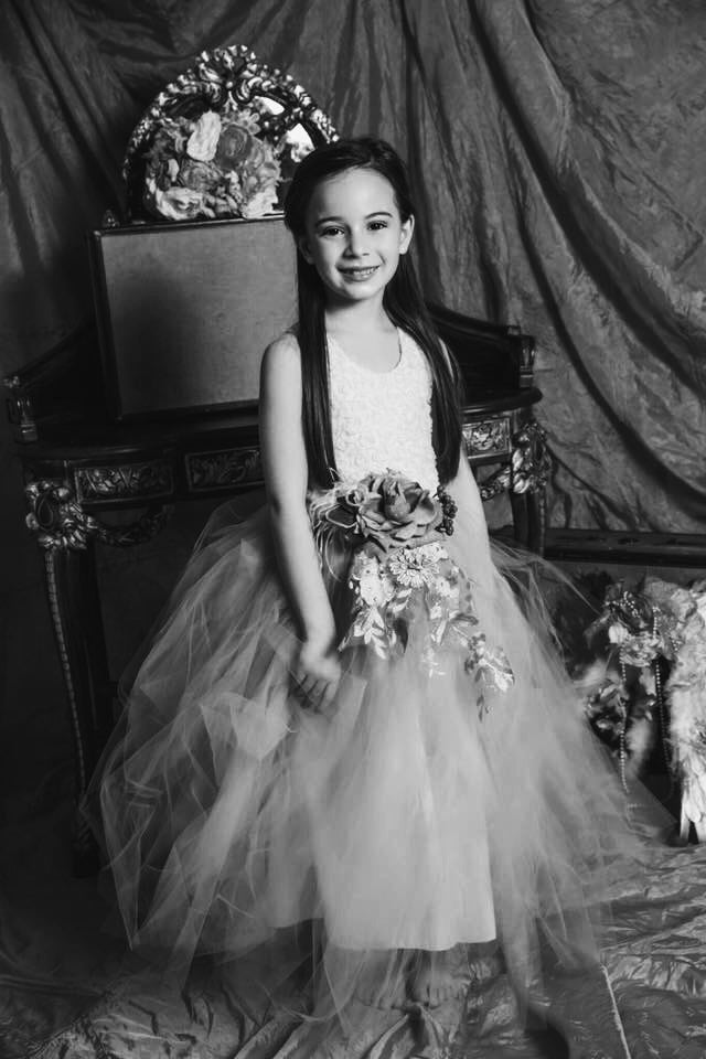 Blush Tutu Dress - Flower Girl - Liz