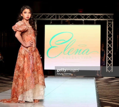 Mesh Print Boho Dress - Brielle