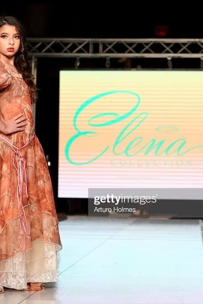 Mesh Print Boho Dress - Brielle