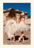 Bridal Tulle Flower Skirt Set - Lucia