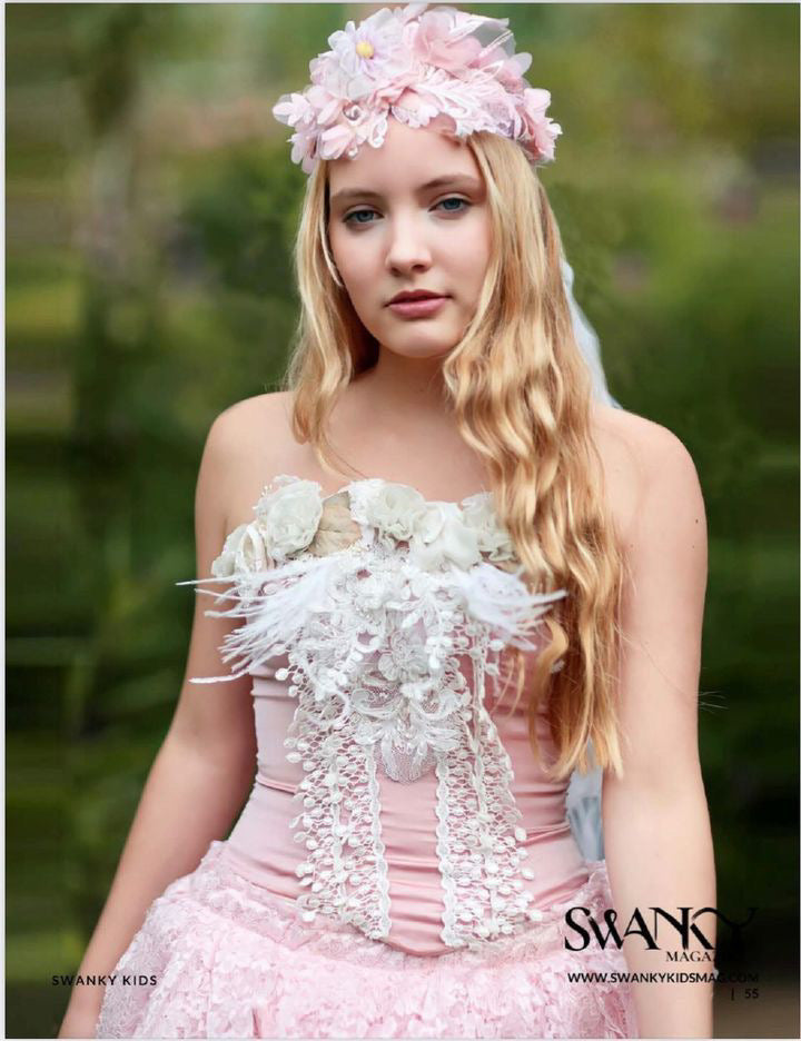 Blush Ivory Corset Top - Gigi