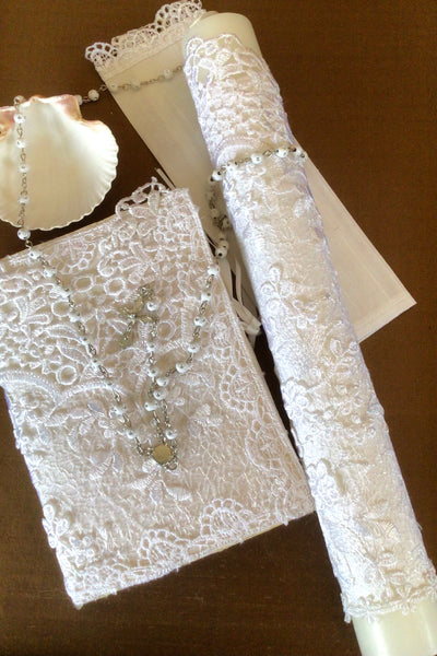 MATCHING - Candle Set  - Heirloom Christening Gown