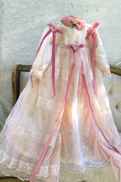 Blush  - Heirloom Christening Gown