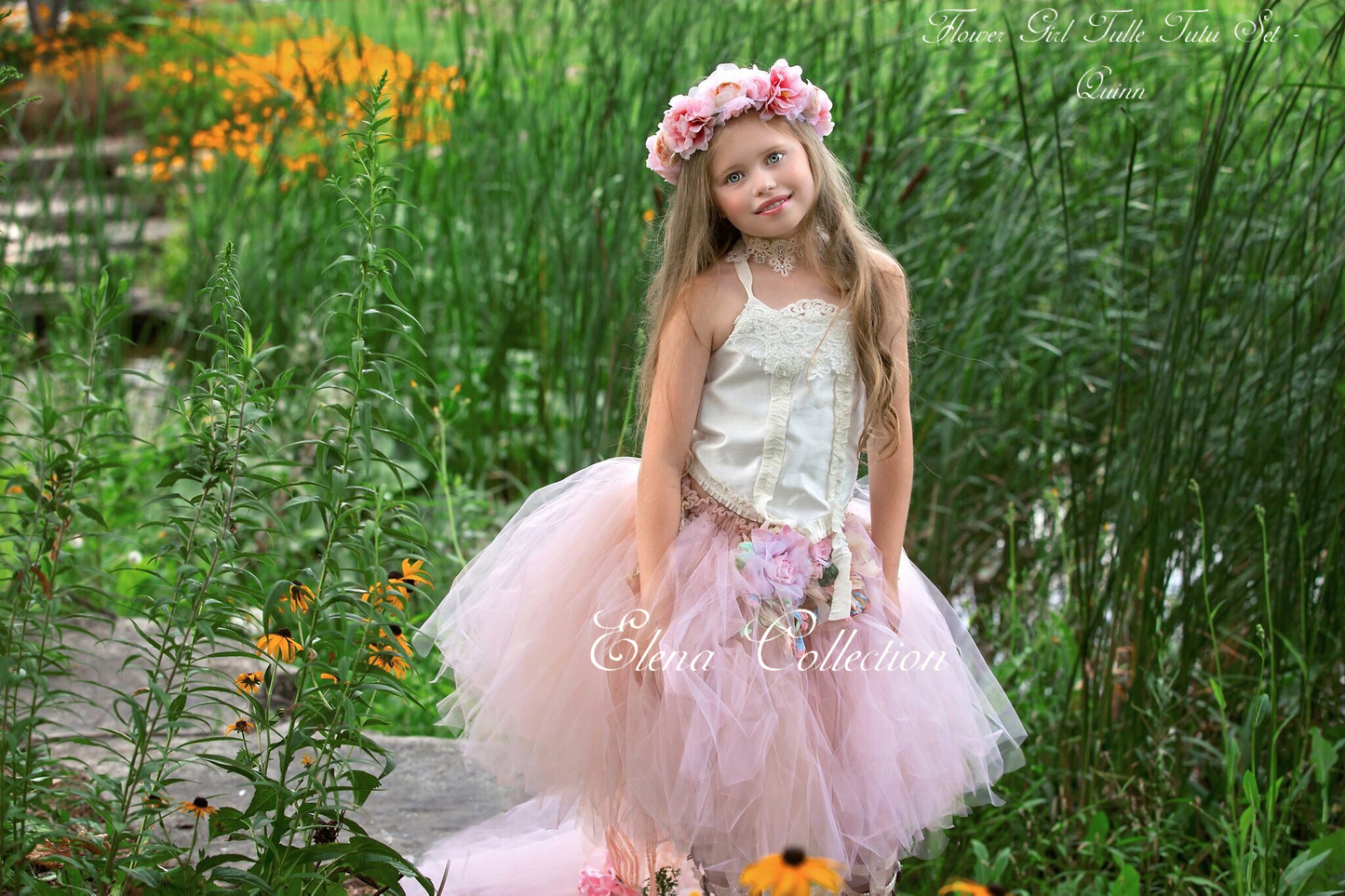 Flower Girl Tutu Set - Quinn