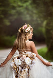 Flower Girl Tulle Dress - Honey