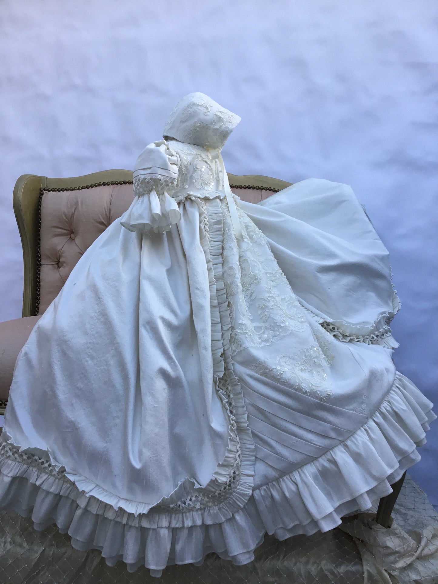 Heirloom Silk Baptism Gown unisex - Renato