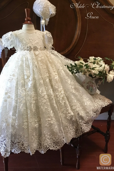 Adel  - Heirloom Christening Gown