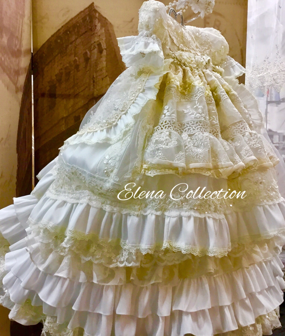 Victorian Christening gown - Beatriz 6-12m #rts