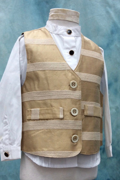 Ring Bearer Silk Suit Jacket & Vest - George