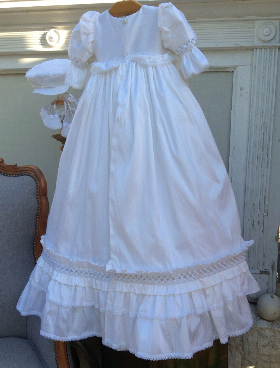 Heirloom Silk Baptism Gown unisex - Renato